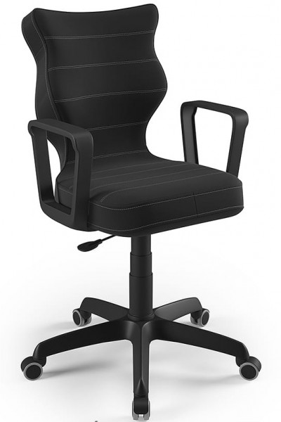 Ergonomiczne krzesło do biurka Norm Black rozmiar 5 (146-176,5 cm)