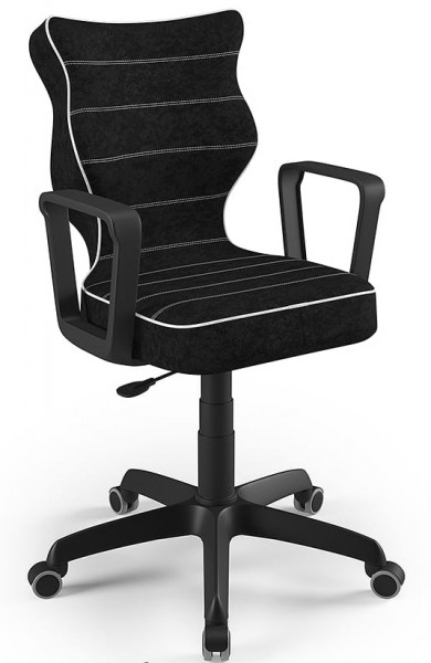 Ergonomiczne krzesło do biurka Norm Black rozmiar 5 (146-176,5 cm)