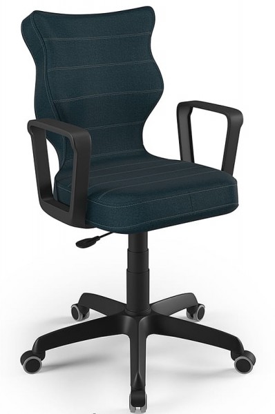 Ergonomiczne krzesło do biurka Norm Black rozmiar 6 (159-188 cm)