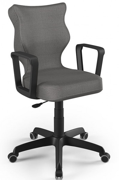 Ergonomiczne krzesło do biurka Norm Black rozmiar 6 (159-188 cm)