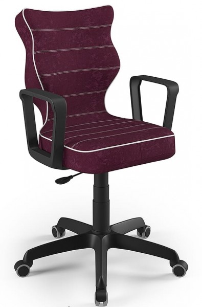 Ergonomiczne krzesło do biurka Norm Black rozmiar 6 (159-188 cm)
