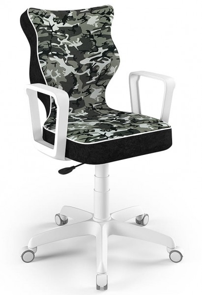 Krzesło do biurka Norm White rozmiar 5 (146-176,5 cm) z wzorami