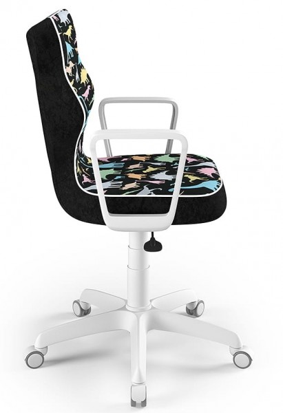 Krzesło do biurka Norm White rozmiar 6 (159-188 cm) z wzorami