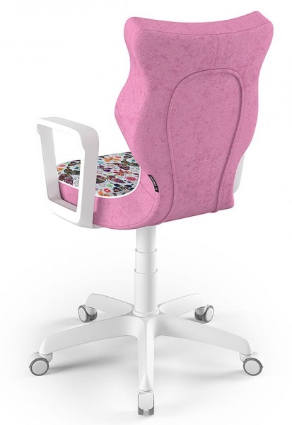 Krzesło do biurka Norm White rozmiar 6 (159-188 cm) z wzorami