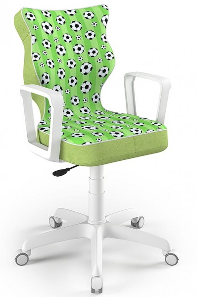 Krzesło do biurka Norm White rozmiar 6 (159-188 cm) z wzorami