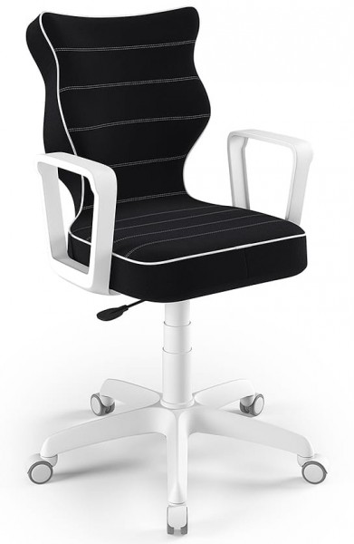 Krzesło obrotowe z podłokietnikami Norm White rozmiar 5 (146-176,5 cm)