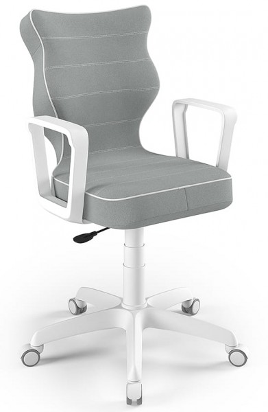 Krzesło obrotowe z podłokietnikami Norm White rozmiar 5 (146-176,5 cm)