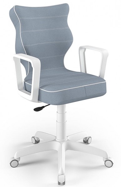 Krzesło obrotowe z podłokietnikami Norm White rozmiar 5 (146-176,5 cm)