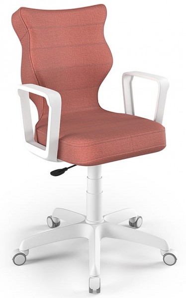 Krzesło obrotowe z podłokietnikami Norm White rozmiar 5 (146-176,5 cm)