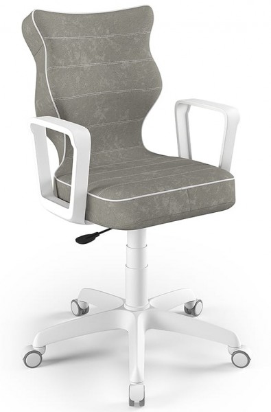 Krzesło obrotowe z podłokietnikami Norm White rozmiar 5 (146-176,5 cm)