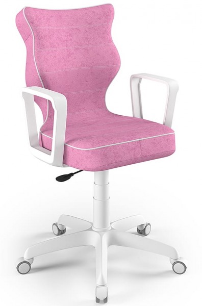 Krzesło obrotowe z podłokietnikami Norm White rozmiar 5 (146-176,5 cm)