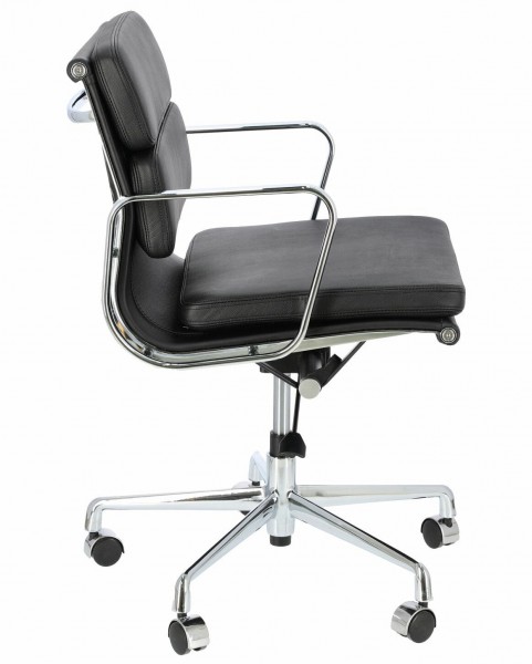 Fotel biurowy CH2171T skóra chrom