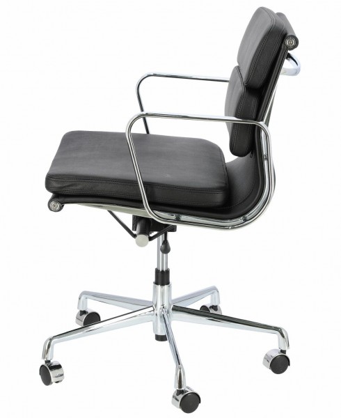 Fotel biurowy CH2171T skóra chrom