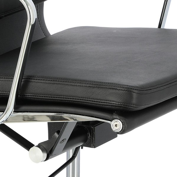 Fotel biurowy CH2171T skóra chrom