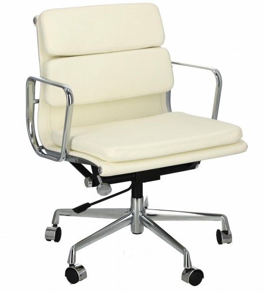 Fotel biurowy CH2171T skóra chrom