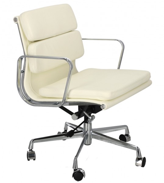 Fotel biurowy CH2171T skóra chrom