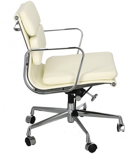 Fotel biurowy CH2171T skóra chrom