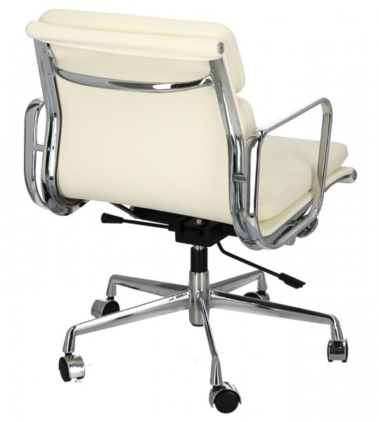 Fotel biurowy CH2171T skóra chrom