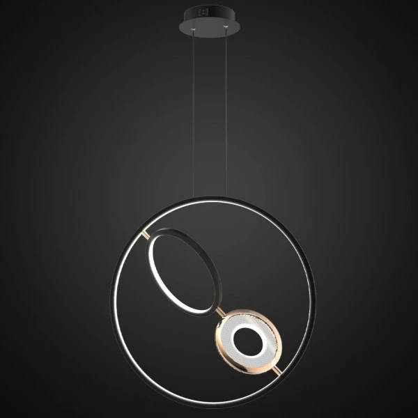 Okrągła lampa wisząca ring LED Seppia No.1