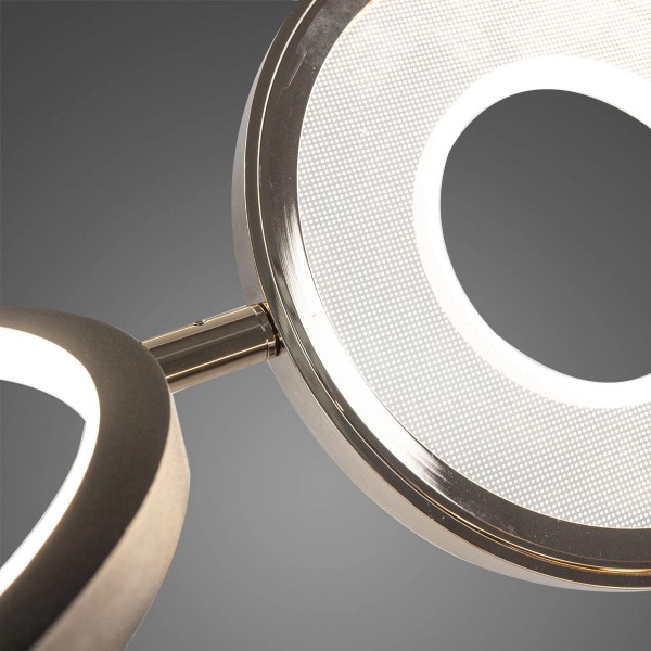 Duża lampa wisząca LED ring Seppia No.3