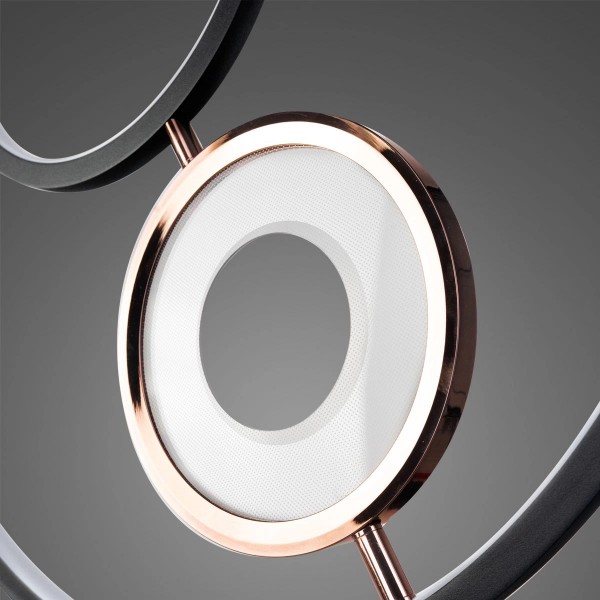 Duża lampa wisząca LED ring Seppia No.3