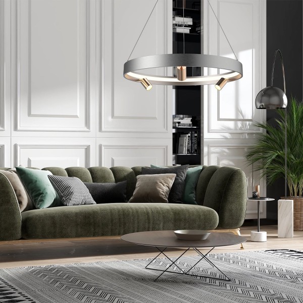Lampa ledowa z reflektorkami okrągła Spectra No.3