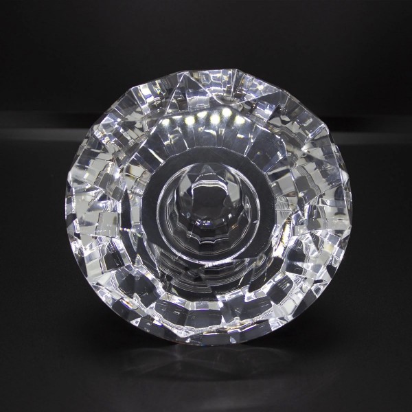 Potrójna lampa z okrągłą podsufitką i akrylowymi diamentami Tiffany No.2 CO3