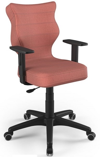 Krzesło do biurka Duo Black rozmiar 5 (146-176,5 cm) regulowane podłokietniki