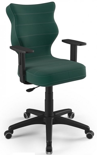 Krzesło do biurka Duo Black rozmiar 5 (146-176,5 cm) regulowane podłokietniki