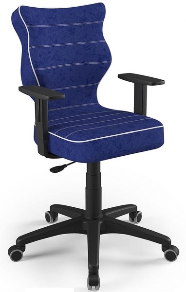 Krzesło do biurka Duo Black rozmiar 5 (146-176,5 cm) regulowane podłokietniki