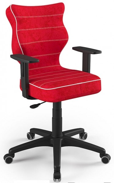 Krzesło do biurka Duo Black rozmiar 5 (146-176,5 cm) regulowane podłokietniki