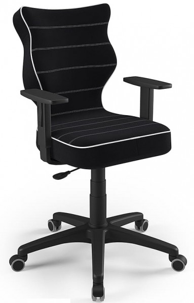 Obrotowe krzesło do biurka Duo Black rozmiar 6 (159-188 cm)