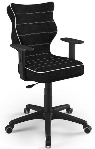 Obrotowe krzesło do biurka Duo Black rozmiar 6 (159-188 cm)