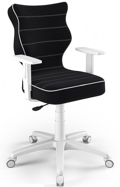 Ergonomiczne krzesło biurowe dla młodzieży Duo White rozmiar 5 (146-176,5 cm)