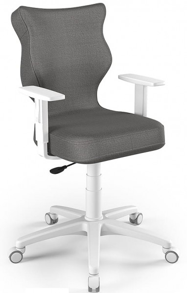 Ergonomiczne krzesło biurowe dla młodzieży Duo White rozmiar 5 (146-176,5 cm)