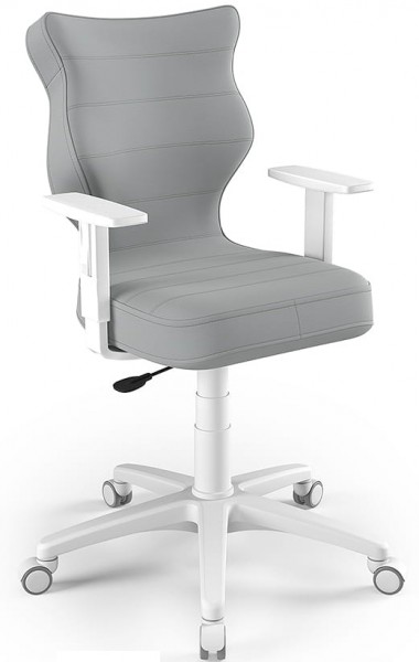 Ergonomiczne krzesło biurowe dla młodzieży Duo White rozmiar 5 (146-176,5 cm)