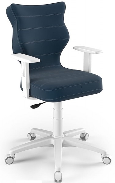 Ergonomiczne krzesło biurowe dla młodzieży Duo White rozmiar 5 (146-176,5 cm)