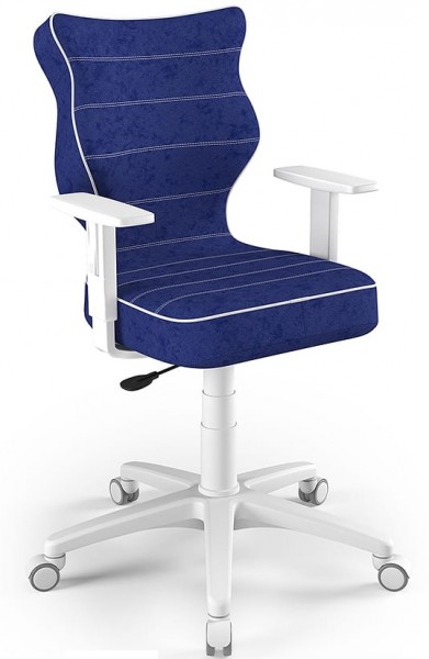Ergonomiczne krzesło biurowe dla młodzieży Duo White rozmiar 5 (146-176,5 cm)