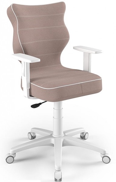 Ergonomiczne krzesło biurowe dla młodzieży Duo White rozmiar 6 (159-188 cm)