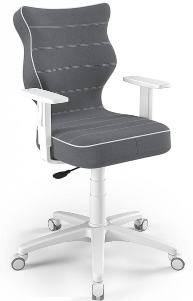 Ergonomiczne krzesło biurowe dla młodzieży Duo White rozmiar 6 (159-188 cm)