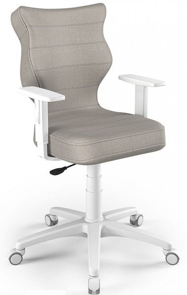 Ergonomiczne krzesło biurowe dla młodzieży Duo White rozmiar 6 (159-188 cm)