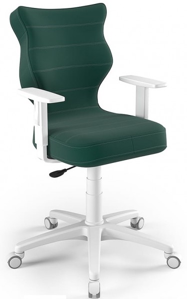 Ergonomiczne krzesło biurowe dla młodzieży Duo White rozmiar 6 (159-188 cm)