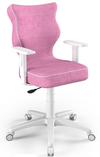 Ergonomiczne krzesło biurowe dla młodzieży Duo White rozmiar 6 (159-188 cm)