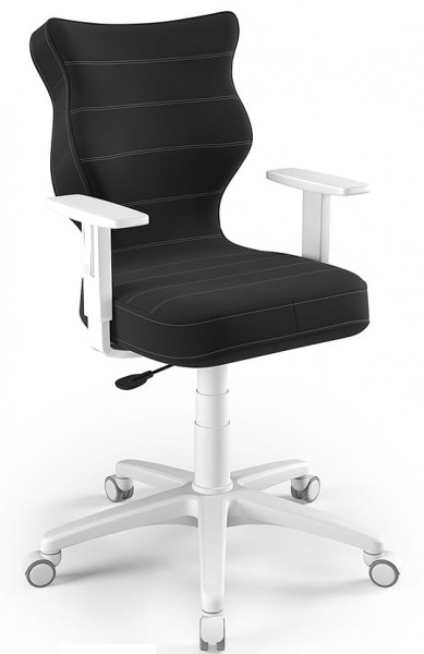 Ergonomiczne krzesło biurowe dla młodzieży Duo White rozmiar 6 (159-188 cm)