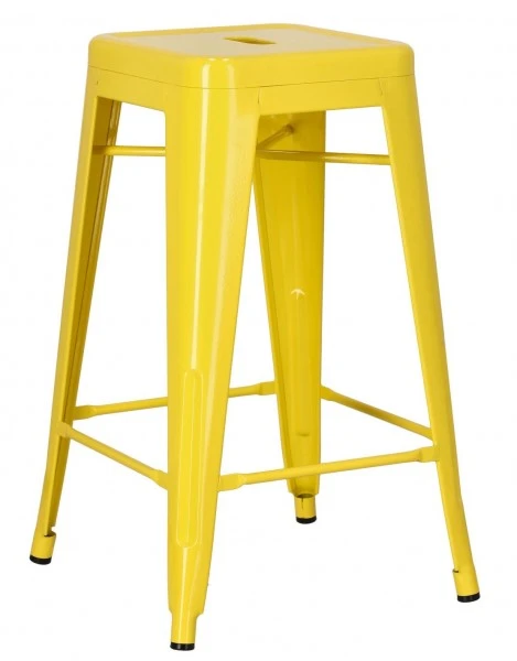 Stołek barowy Paris insp. Tolix 66 cm kolorowy