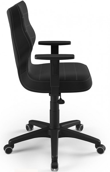 Obrotowe krzesło młodzieżowe Duo czarny Velvet 17 rozmiar 6 (159-188 cm)
