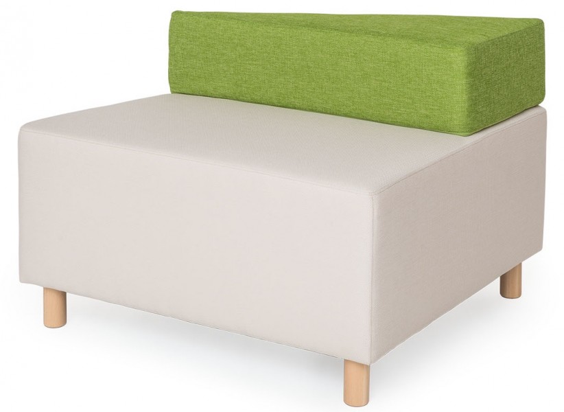 Sofa modułowa z oparciem do szkoły ZigZag
