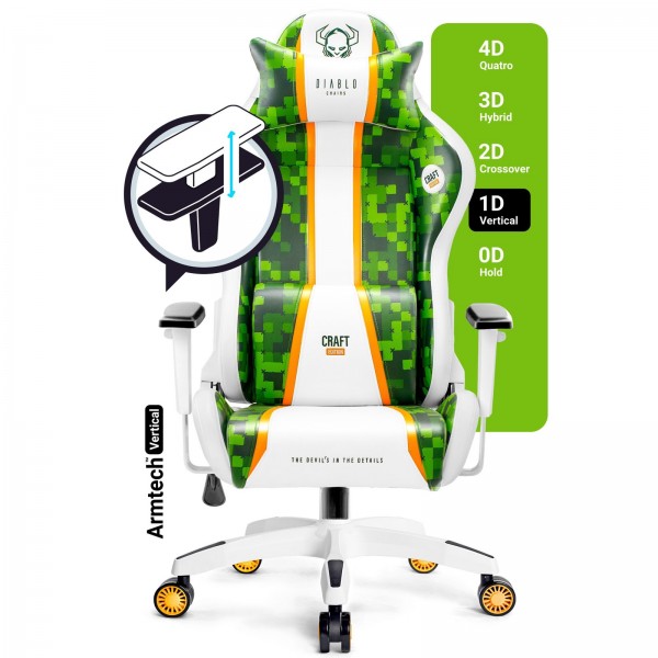 Fotel gamingowy Diablo X-One 2.0 King Size Craft Edition