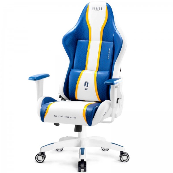 Fotel gamingowy Diablo X-One 2.0 King Size Aqua Blue Edition