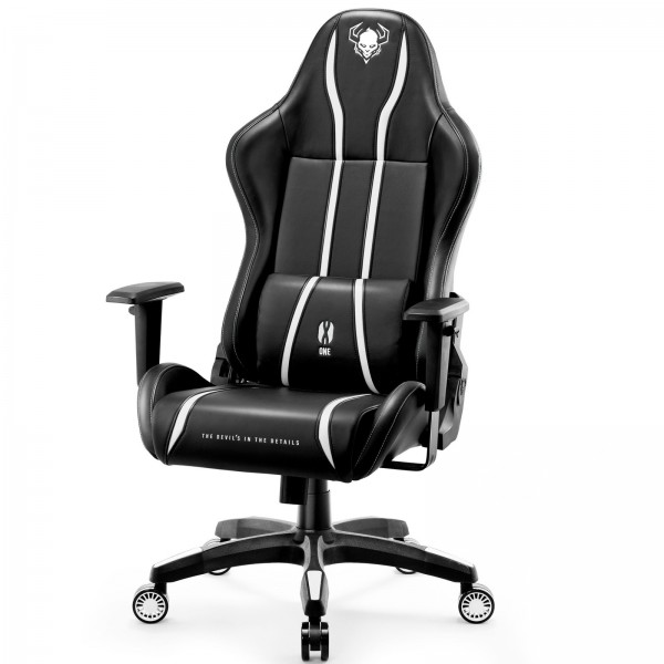 Fotel gamingowy Diablo X-One 2.0 Normal Size czarno-biały